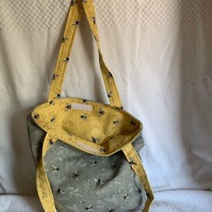 Hand made reversible tote bag.